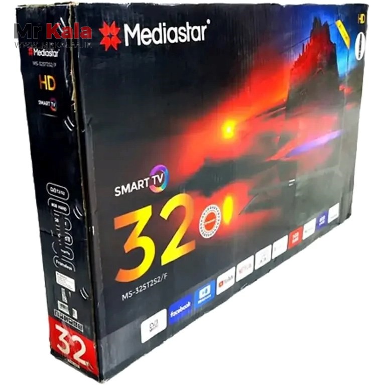 تلویزیون 32 اینچ مدیا استار 2024 اسمارت مدل MS-32ST2S2-F